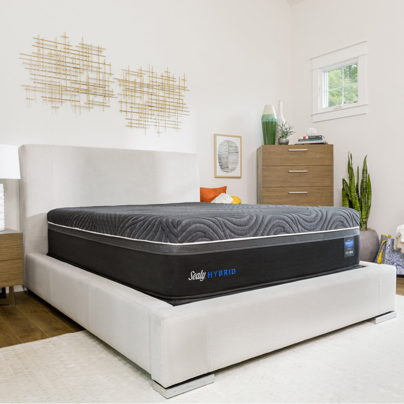 Sealy Hybrid Premium Silver Chill Cooling 14 Plush Mattress Sealy Hybrid Premium Silver Chill Cooling 14 Plush Mattress