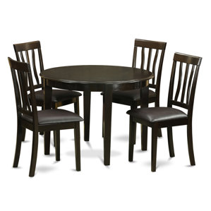 Boston 5 Piece Dining Set by Wooden Importers