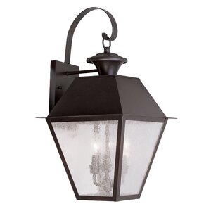 Cynda 3-Light Outdoor Wall Lantern