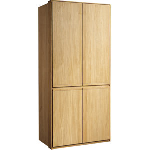 Drehtürenschrank Burgett, 222 cm H x 104 cm B x..