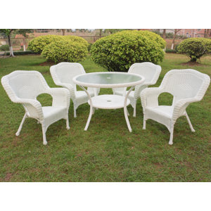Ovalle 5 Piece Dining Set