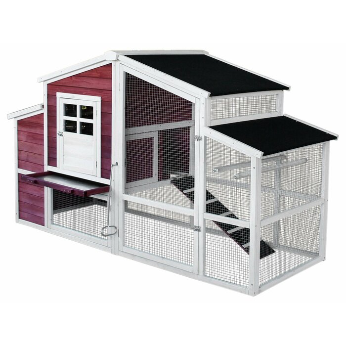 Annabelle Wooden Chicken Coop With Chicken Run