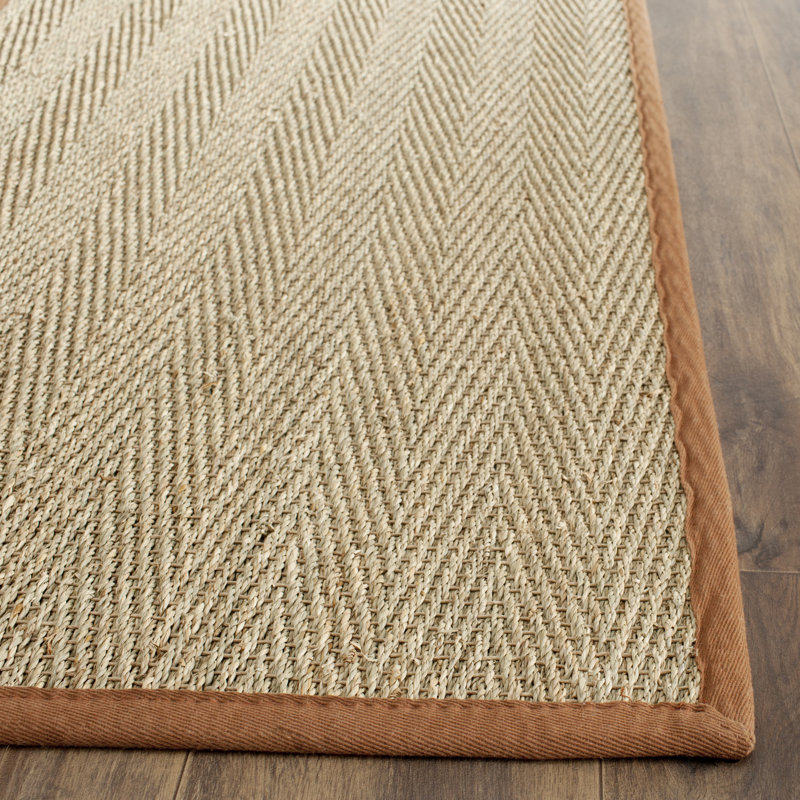 Charlton Home Hampshire HandWoven Natural/Light Brown Area Rug
