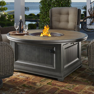 Dogwood CF-20 Burner Stainless Steel Liquid Propane/Natural Gas Fire Pit Table