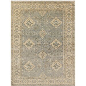 Liverpool Hand-Knotted Blue Area Rug
