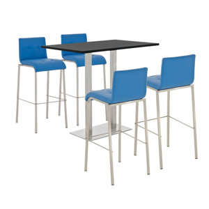 5-tlg. Bartisch-Set Hertali von Home & Haus