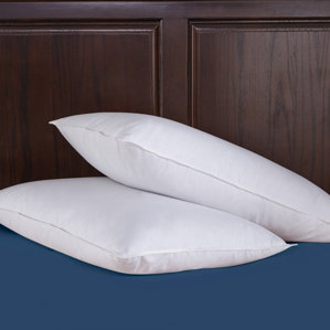 100% Down and Fiber Pillow (Set of 2) by Puredown