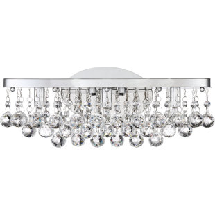 Crystal Bathroom Vanity Lighting You Ll Love Wayfair Faun 3 Light Led Vanity