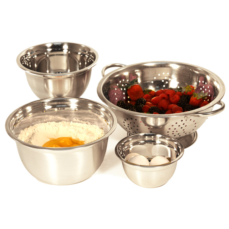 Heuck 4 Piece Mixing Bowl & Colander Set & Reviews Wayfair