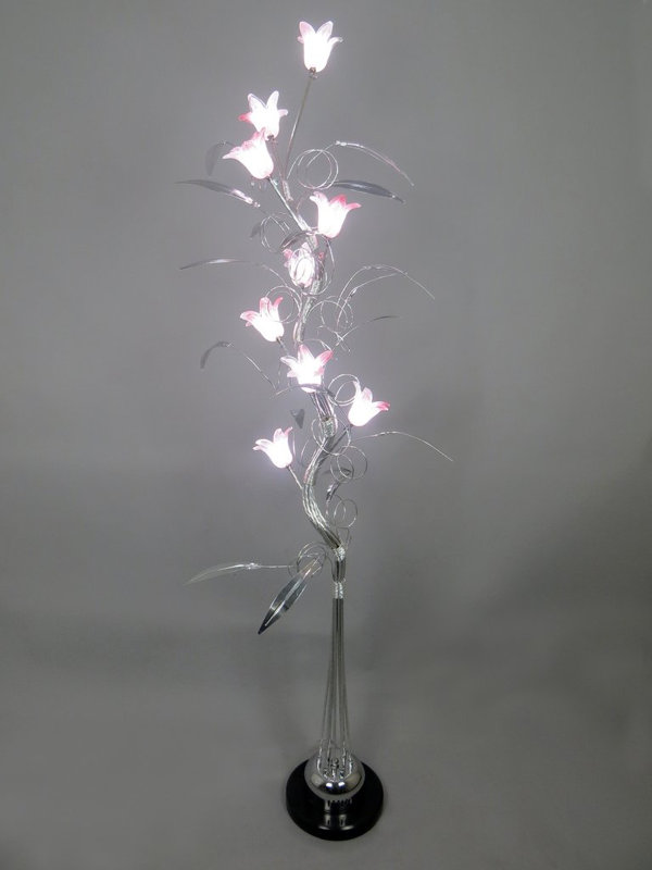 Bright Life Arreola Swirl Floral LED 120cm Novelty Floor Lamp ... Bright Life Arreola Swirl Floral LED 120cm Novelty Floor Lamp ...