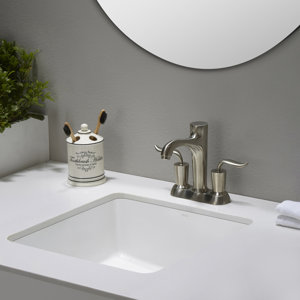 Elavou2122 Square Undermount Bathroom Sink with Overflow