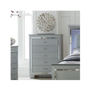 Allura 5 Drawer Chest by Homelegance