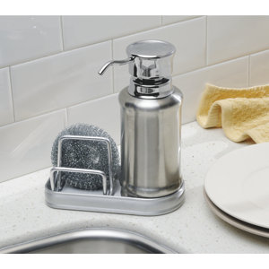 York Ergo Soap Dispenser and Sponge Caddy