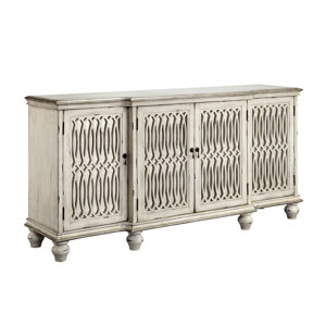 Richard Breakfront 4 Door Credenza Accent Cabinet