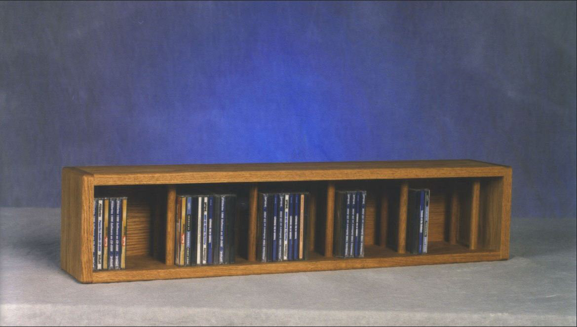 Wood Shed 100 Series 67 CD Multimedia Tabletop Storage Rack & Reviews