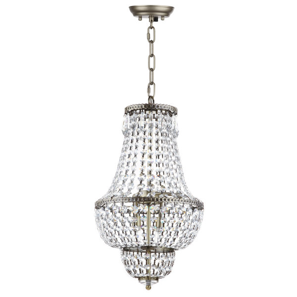 Rutland 4 Light Empire Chandelier Joss Main Rutland 4 Light Empire Chandelier