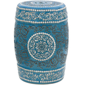 Blue Garden Stool Blue Garden Stool