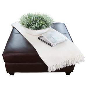 Urban Cocktail Leather Ottoman by Elem..