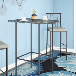 Grey Metal Pub Tables & Bistro Sets You\'ll Love | Wayfair Grey Metal Pub Tables & Bistro Sets You\'ll Love | Wayfair