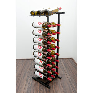 IDR Series 27 Bottle Floor Wine Rack b..