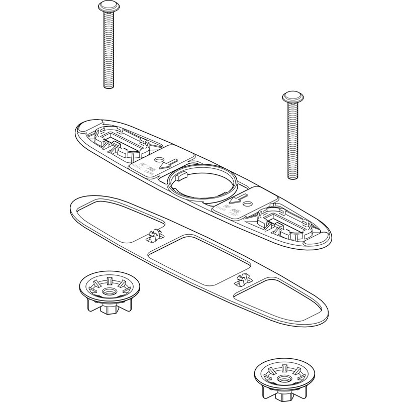 RP32525 Delta Signature PullOuts Bolts Gasket Base Plate and Locknuts