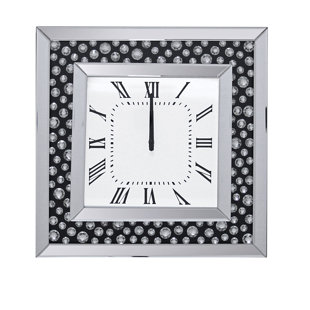 Horloges Murales Matériau Du Cadre Verre Wayfairca