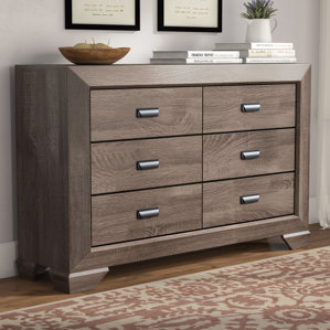 Carnegie 6 Drawer Double Dresser by Gracie Oaks
