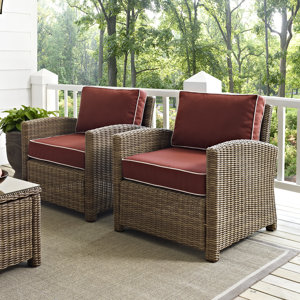 Dardel 2 Deep Seating Chairs with Cushion
