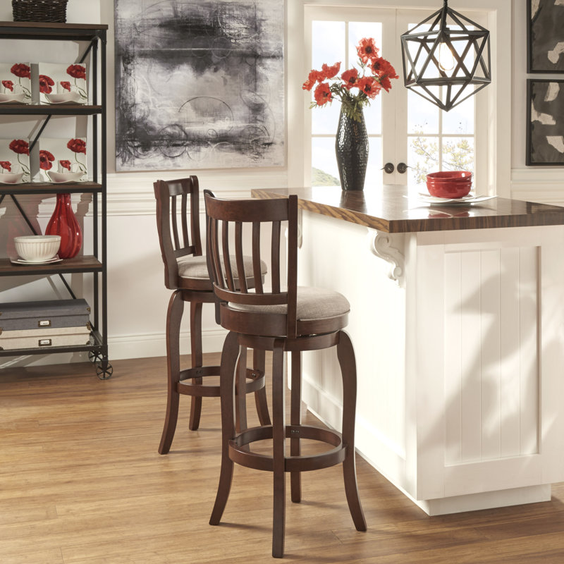Three Posts 29" Swivel Bar Stool & Reviews Wayfair