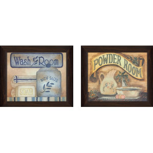 Powder Room Wall Art powder room decor | wayfair Powder Room Wall Art powder room decor | wayfair