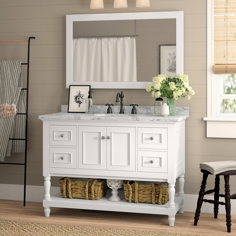 Birch Lane™ Heritage Davey 48" Single Bathroom Vanity Set ...