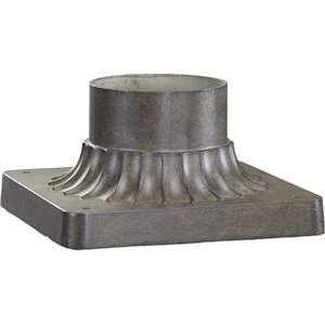 Square Cast Pier Light Base