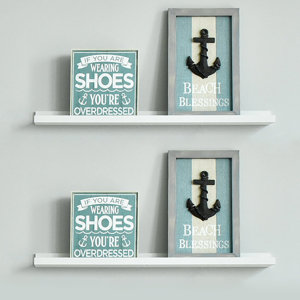 Andi Photo Ledge Picture Display Floating Shelf (Set of 2)