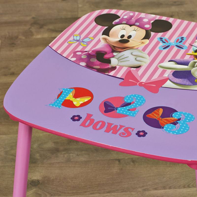 Delta Children Minnie Mouse Kids 3 Piece Table and Chair ...