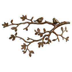 Twig Wall Decor darby home co whowood decorative little lovebirds on branch wall Twig Wall Decor darby home co whowood decorative little lovebirds on branch wall