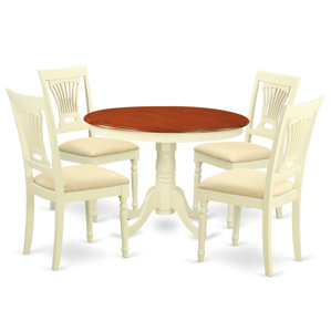 Hartland 5 Piece Dining Set by Wooden Importers