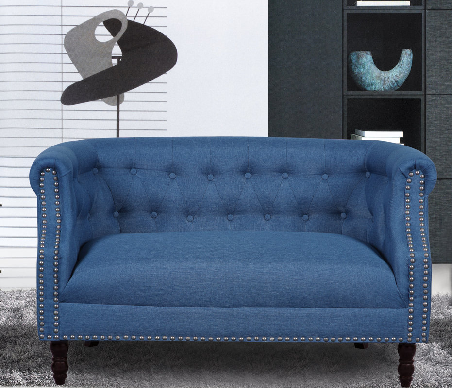 Container Chesterfield Loveseat & Reviews Wayfair