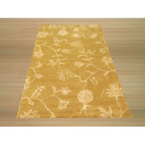 Kinzua Hand-Woven Gold Area Rug