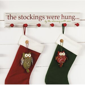 The Stockings Were Hung... Wooden Stocking Holder