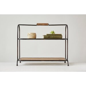 Secret Garden Metal and Wood Tiered Stand