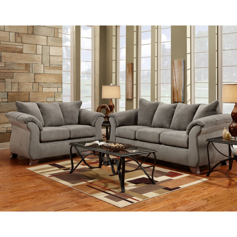 Charlton Home Hively 2 Piece Living Room Set Reviews Wayfair