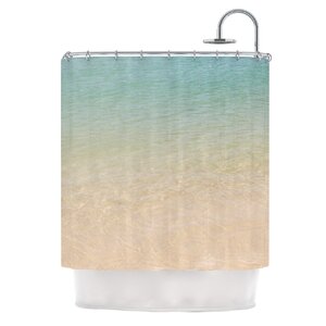 Ombre Sea by Catherine McDonald Beach Photography Shower Curtain