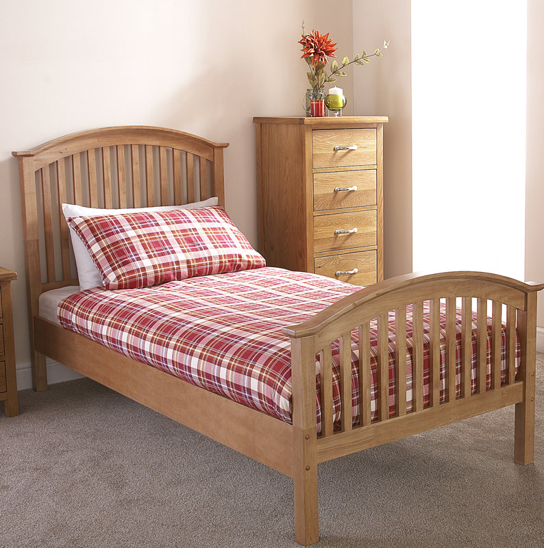 August Grove Abbigail Bed Frame with Footboard & Reviews Wayfair.co.uk