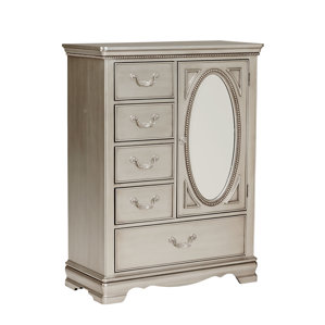 Cadence Silver Armoire by Viv + Rae
