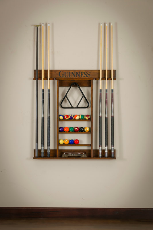 American Heritage Guinness Pool Table Wall Cue Rack & Reviews Wayfair