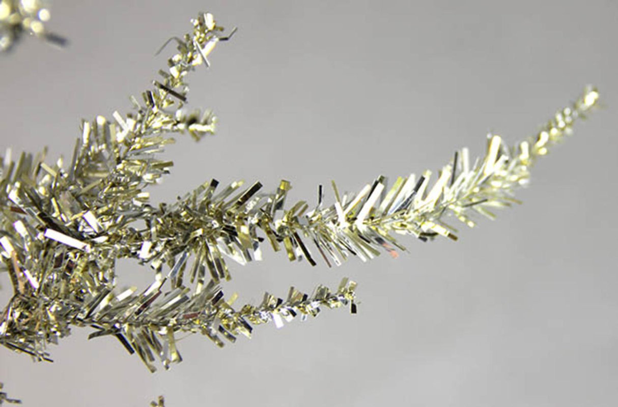 Vickerman Whimsical 5' Champagne Tinsel Artificial Christmas Tree with