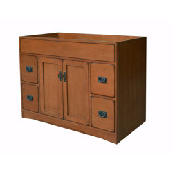 Bathroom Vanity Oak sunny wood mission oak 48" bathroom vanity base | wayfair Bathroom Vanity Oak sunny wood mission oak 48" bathroom vanity base | wayfair