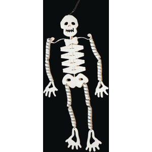 Metal Hanging Skeleton Figurine