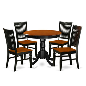 5 Piece Dining Set by East West Furniture