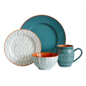 Buy Tangiers 16 Piece Dinnerware Set, Service for 4!